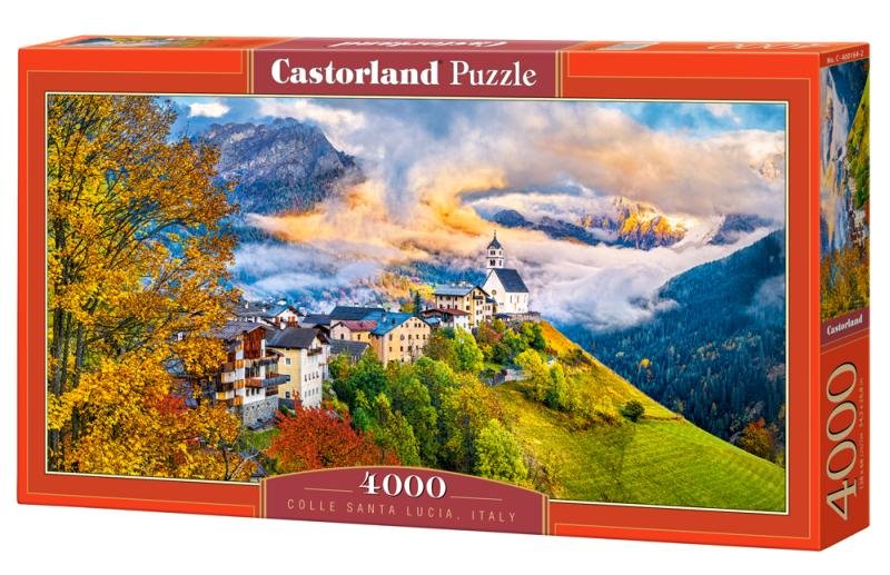 Castorland, puzzle, Colle Santa Lucia Italy, 4000 el.