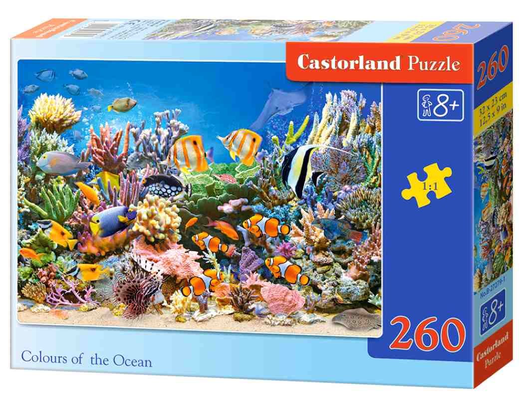 Castorland, puzzle, Colours of the Ocean, 260 el.