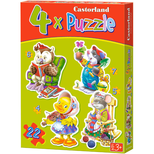 Castorland, puzzle, Czas wolny, 4/5/6/7 el.