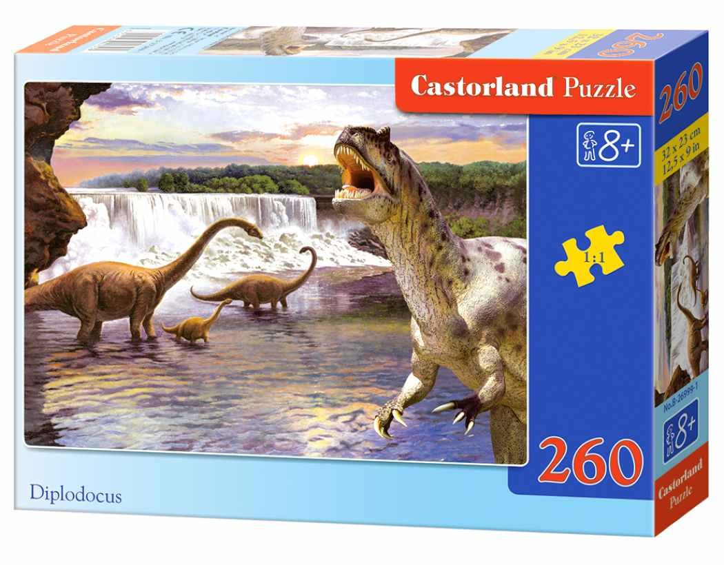 Castorland, puzzle, Diplodocus, 260 el.
