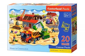 Castorland, puzzle, Dom w budowie, 20 el. - Castorland
