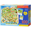 Castorland, puzzle, Edukacyjna mapa Polski, 28/100 el. - Castorland