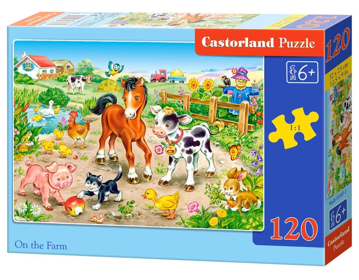 Castorland, puzzle, Farma, 120 el.