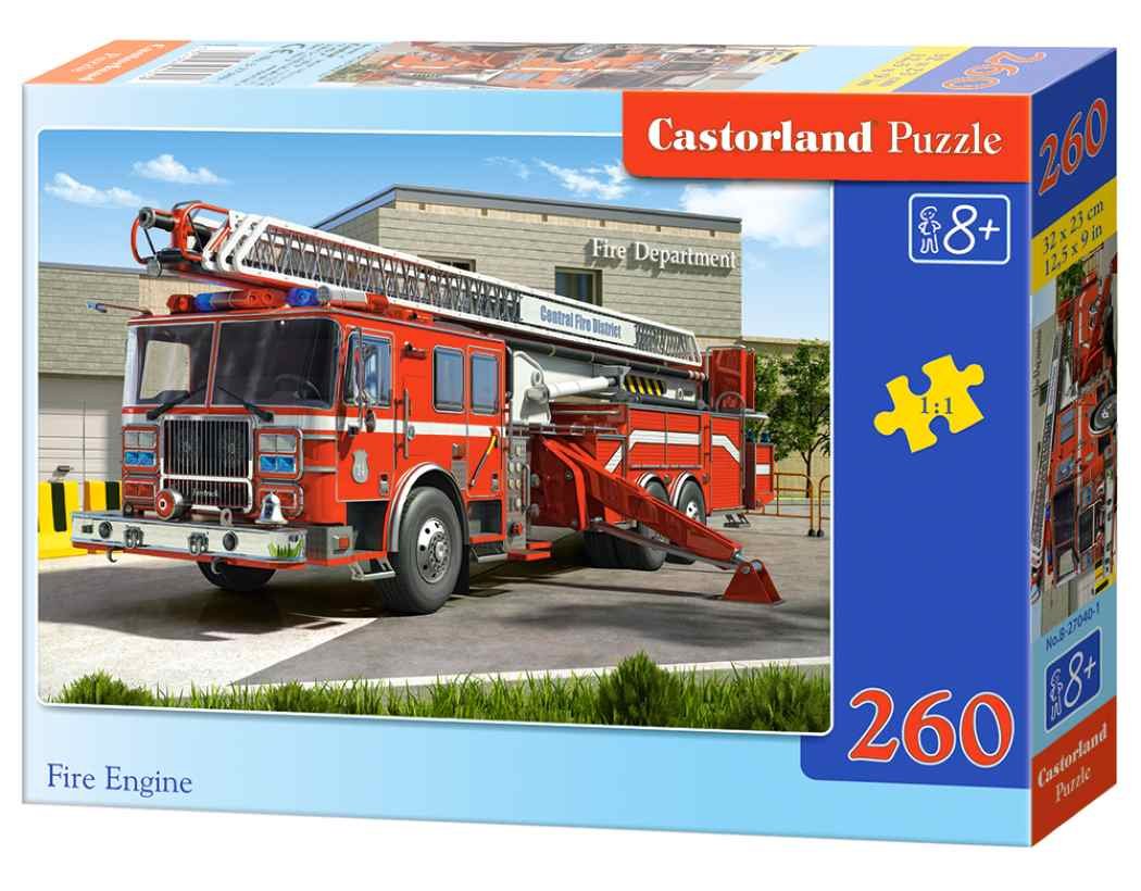 Castorland, puzzle, Fire Engine, 260 el.