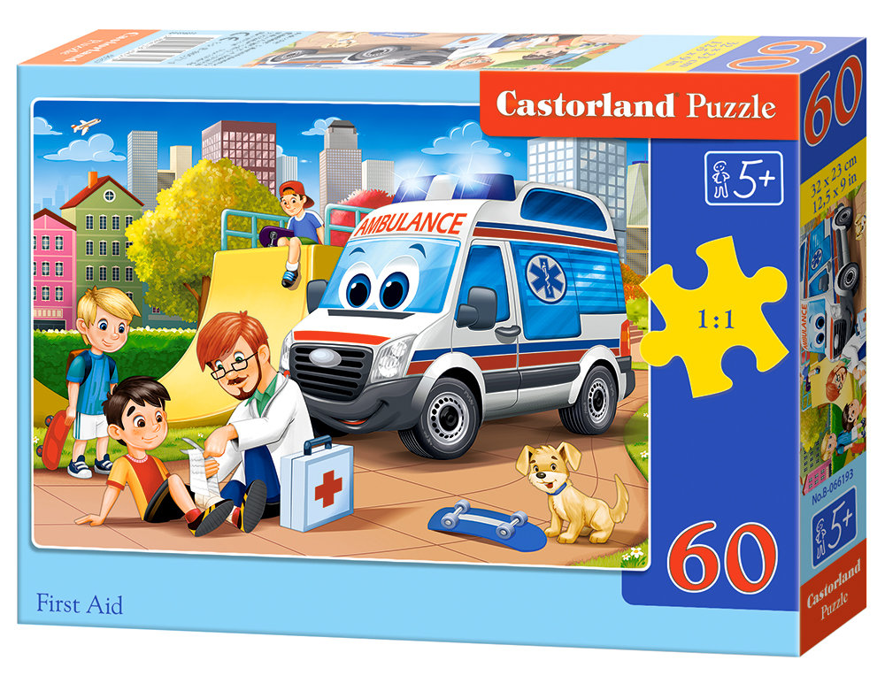 Castorland, puzzle, First Aid, 60 el.