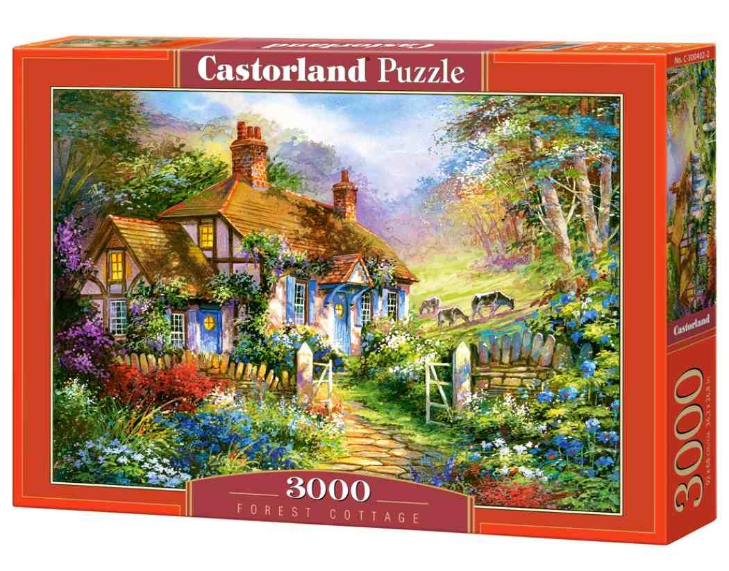 Castorland, puzzle, Forest Cottage, 3000 el.