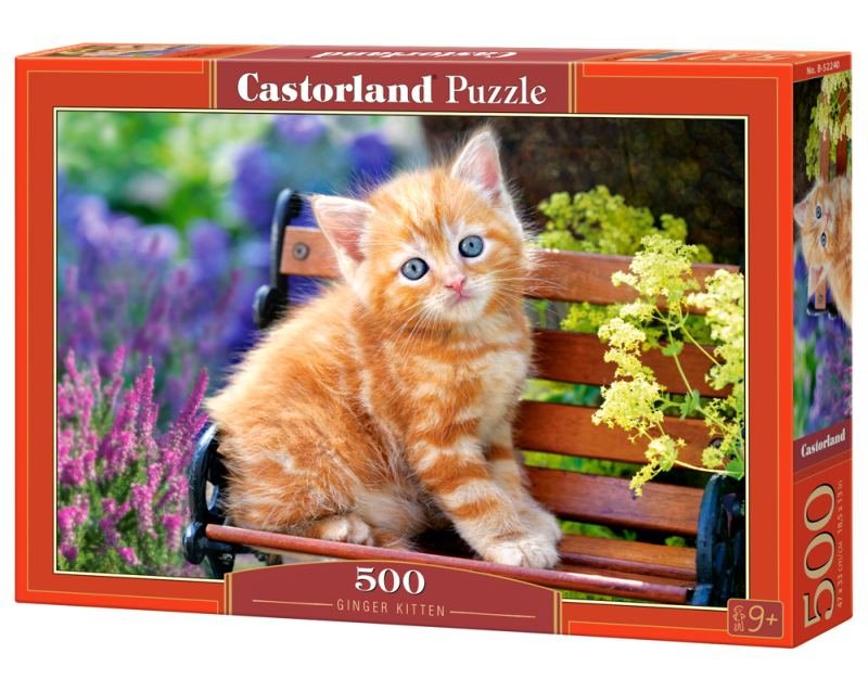 Castorland, puzzle, Ginger Kitten, 500 el.