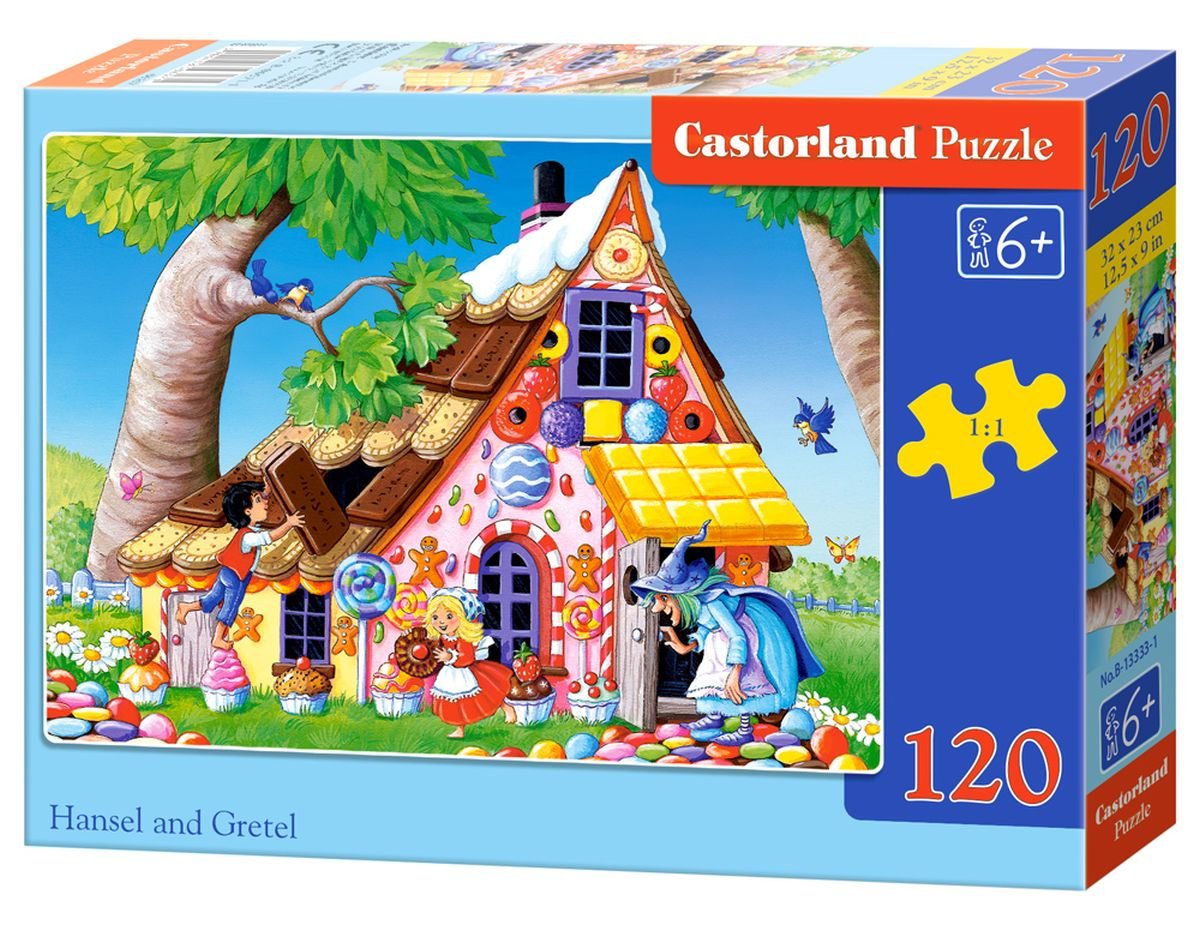 Castorland, puzzle, Hansel and Gretel, 120 el.