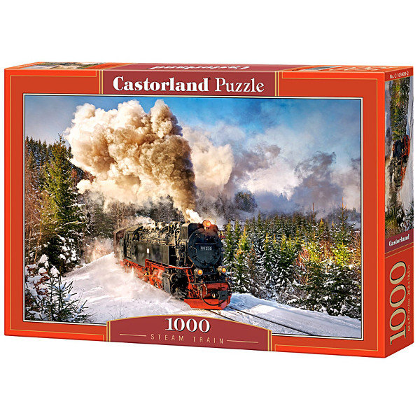Castorland, puzzle, Jadący pociąg, 1000 el.