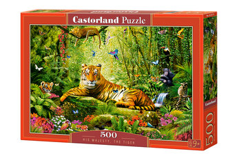 Castorland, puzzle, Jego wysokość Tygrys, 500 el. - Castorland