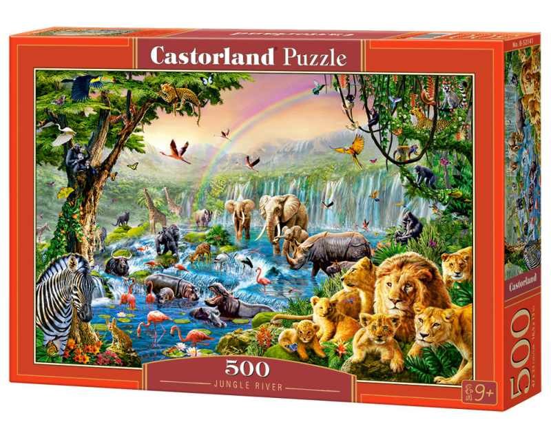 Castorland, puzzle, Jungle River, 500 el.