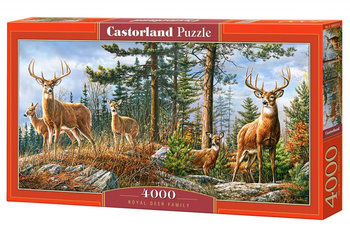 Castorland, puzzle, - Królewska rodzina jeleni, 4000 el. - Castorland