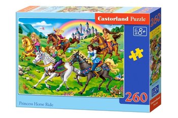 Castorland, puzzle, Księżniczki na koniach, 260 el. - Castorland