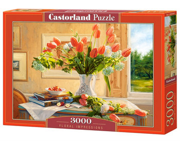 Castorland, puzzle, Kwiatowe impresje, 3000 el. - Castorland
