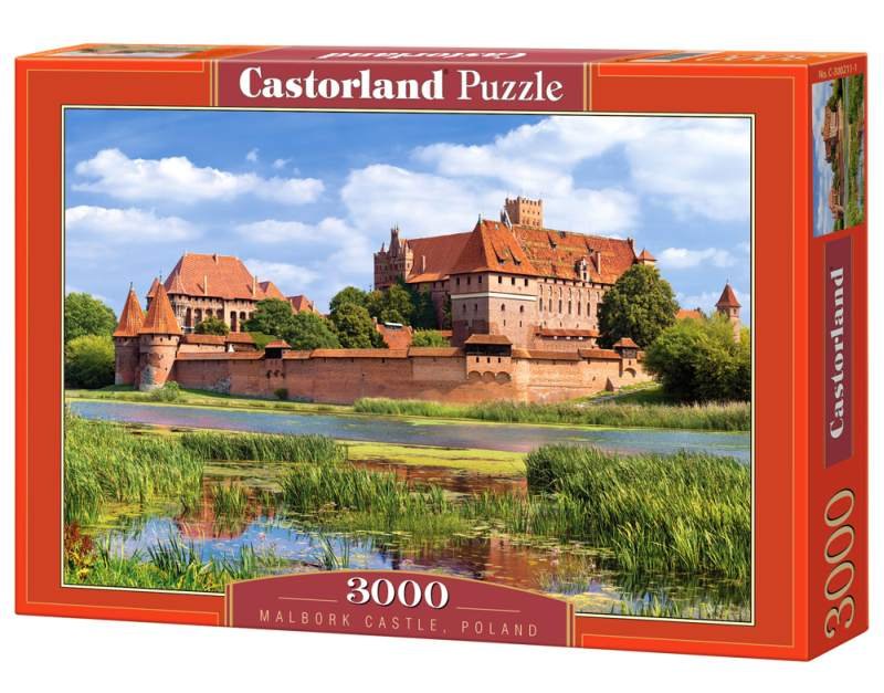 Castorland, puzzle, Malbork Castle Poland, 3000 el.