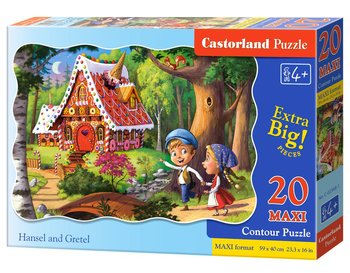 Castorland, puzzle, maxi konturowe Hansel and Gretel, 20 el. - Castorland