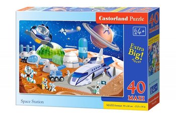 Castorland, puzzle, Maxi, Stacja kosmiczna, 40 el. - Castorland