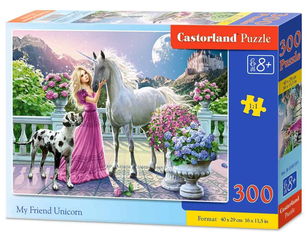 Castorland, puzzle, My friend Unicorn, 300 el.