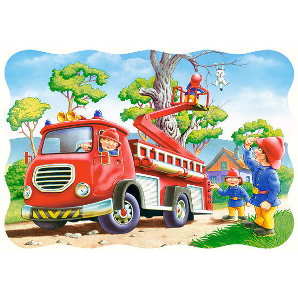 Castorland, puzzle, Na ratunek kotu, 30 el.