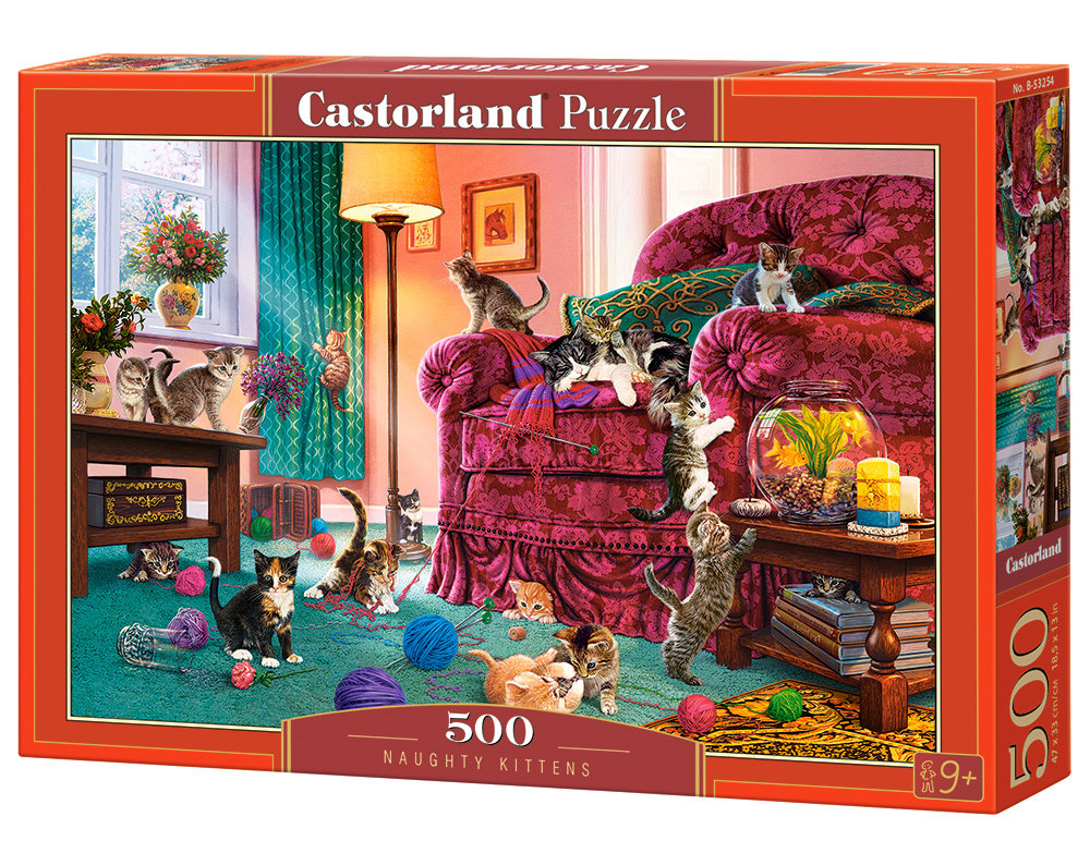 Castorland, puzzle, Naughty Kittens, 500 el.