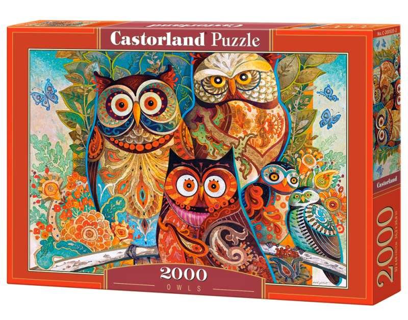 Castorland, puzzle, Owls, 2000 el.