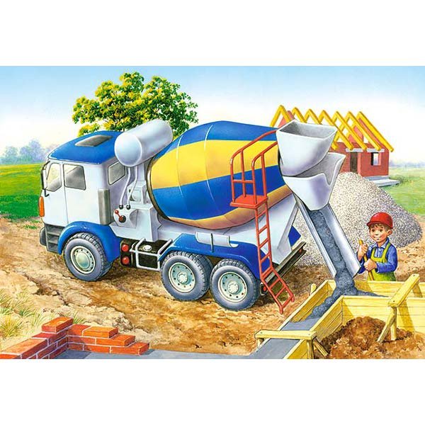 Castorland, puzzle, Plac budowy, 60 el.