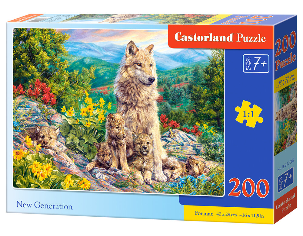Фото - Пазли й мозаїки Castorland , puzzle, Premium New Generation, 200 el. 