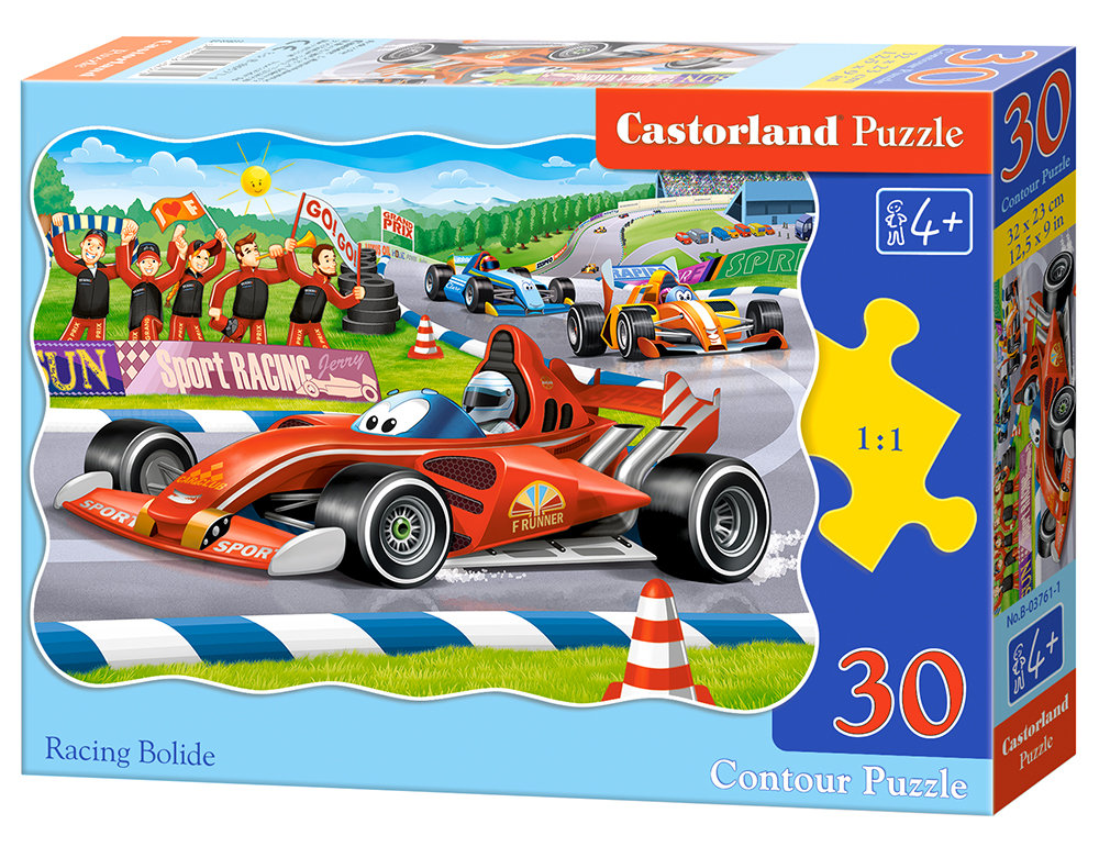Castorland, puzzle, Racing Bolide, 30 el.