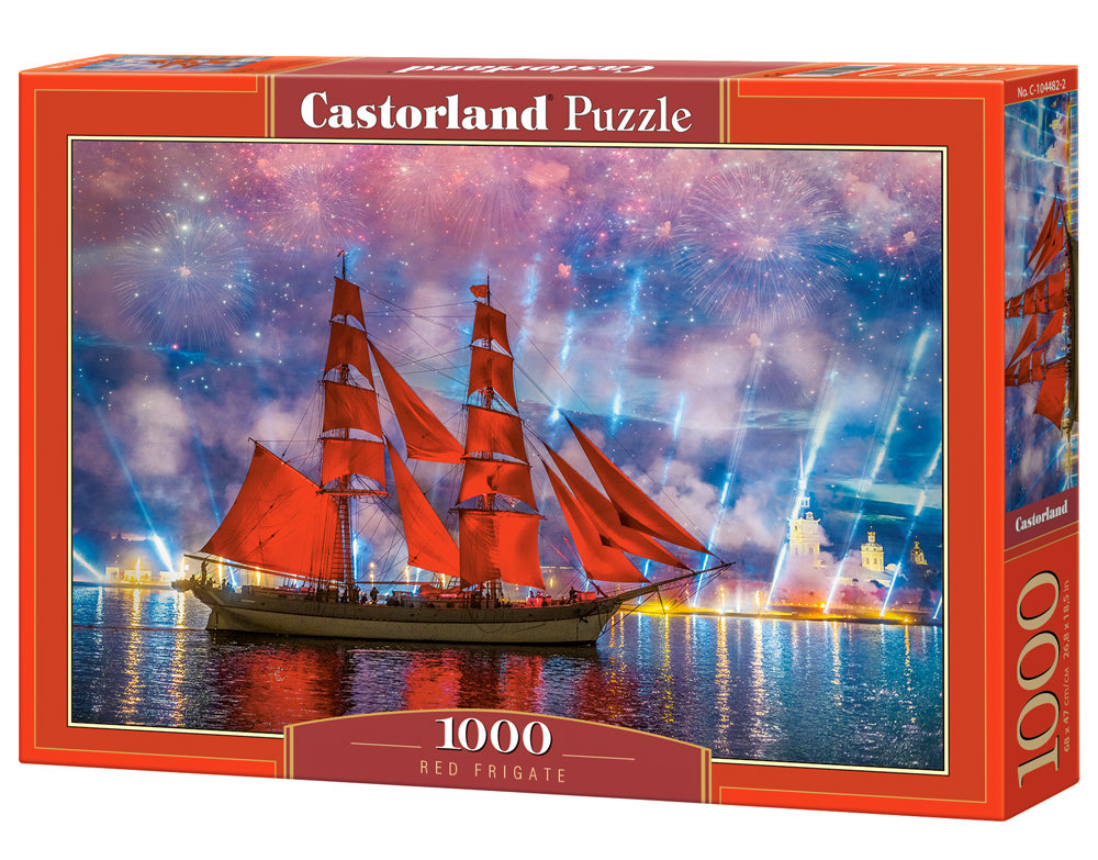 Castorland, puzzle, Red Frigate, 1000 el.