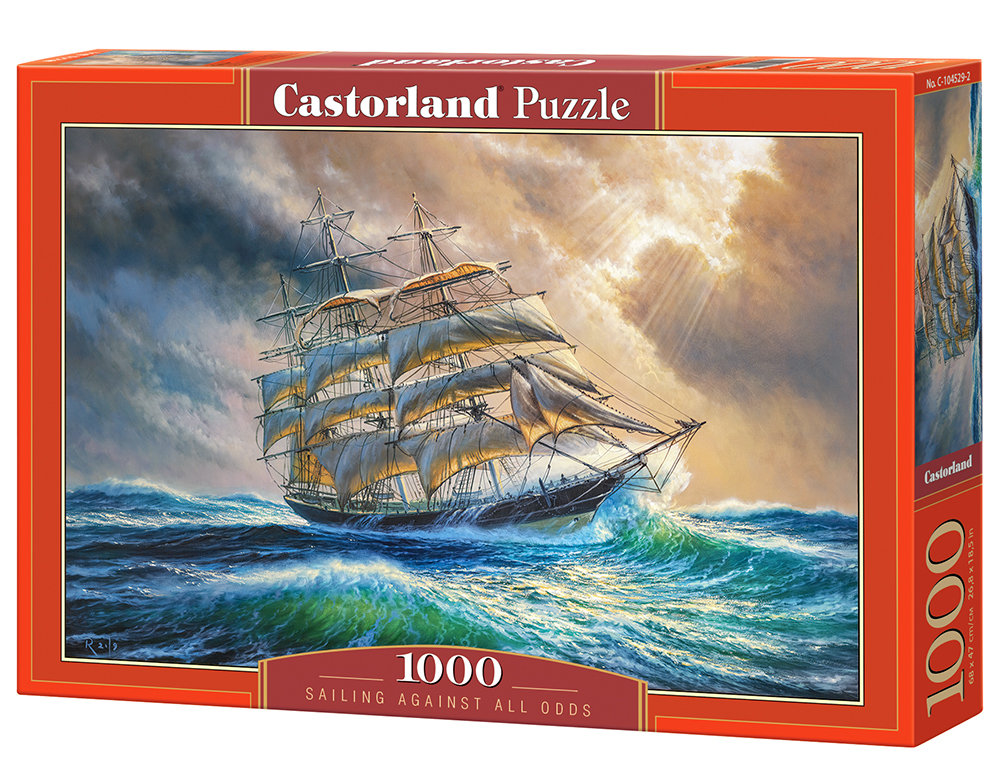 Castorland, puzzle, Sailing Against All Odds, 1000 el.