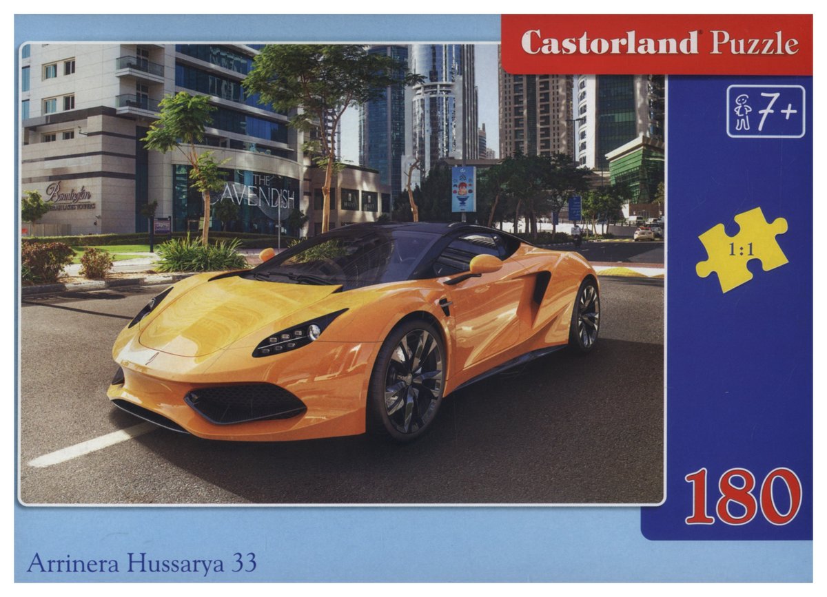 Castorland, puzzle, samochód Arriera Hussarya, 180 el.