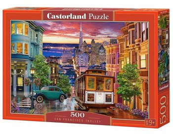 Castorland, puzzle, San Francisco Trolley , 500 el. - Castorland