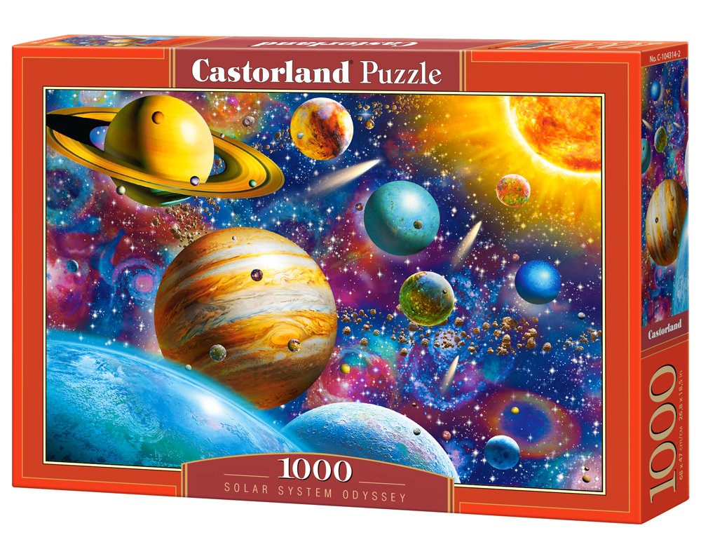 Castorland, puzzle, Solar System Odyssey, 1000 el.