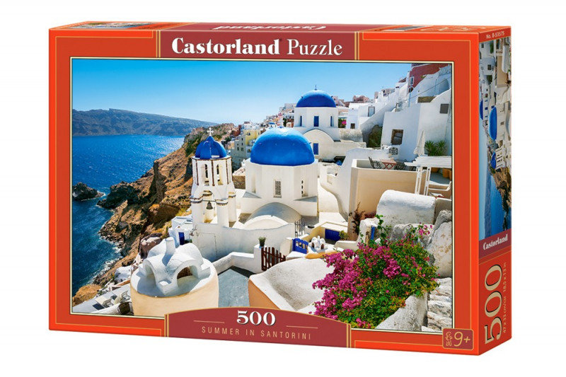 Фото - Пазли й мозаїки Castorland , puzzle, Summer in Santorini klasyczna układanka letni klimat, 