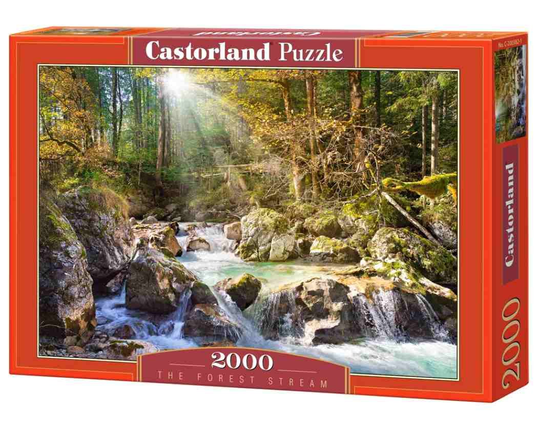 Castorland, puzzle, The forest stream, 2000 el.
