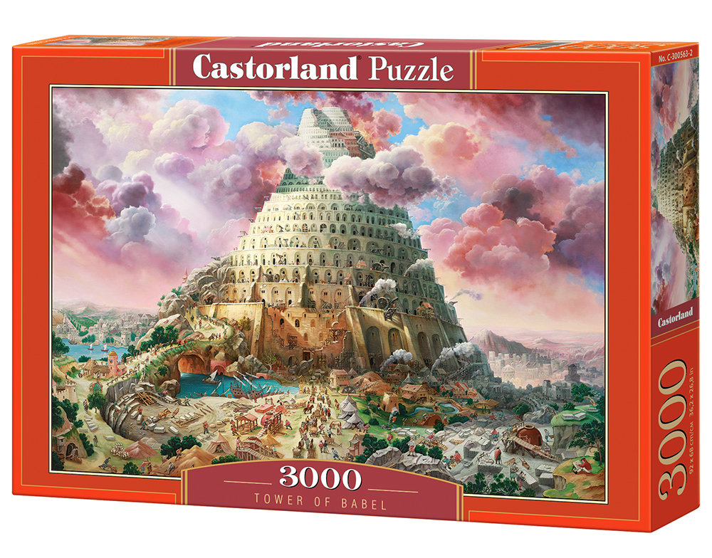 Castorland, puzzle, Tower of Babel , 3000 el.