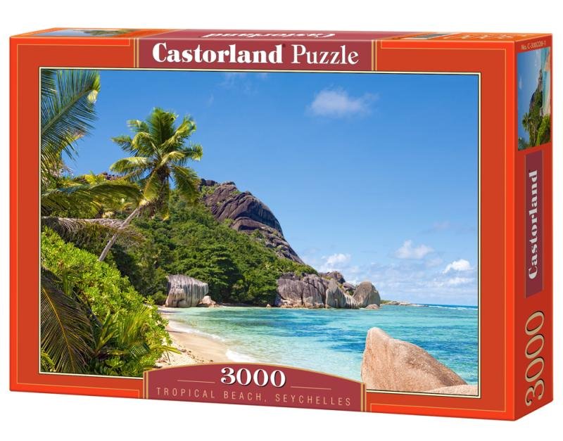 Castorland, puzzle, Tropical Beach Seychelles, 3000 el.