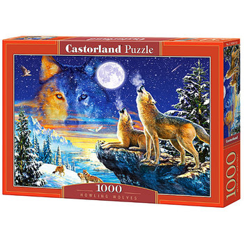 Castorland, puzzle, Wilki wyjące do księżyca, 1000 el. - Castorland