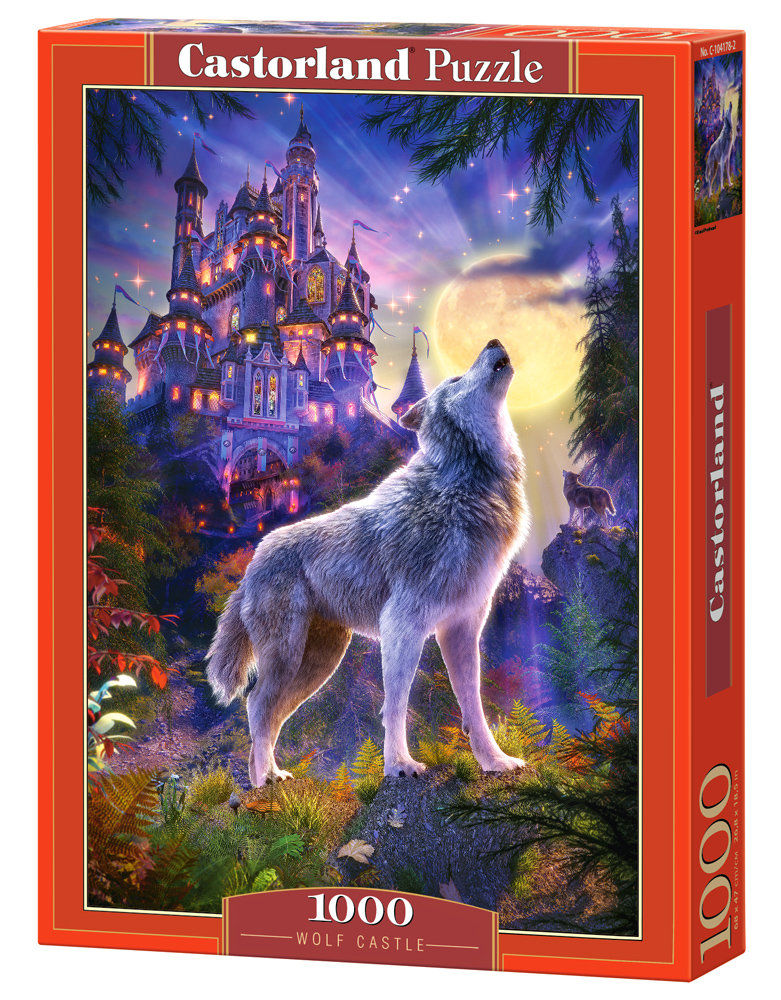 Castorland, puzzle, Wolf Castle, 1000 el.