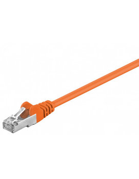 Cat 5E Kabel Łączący, Sf/Utp, Pomarańczowy - Długość Kabla 0.5 M - Goobay