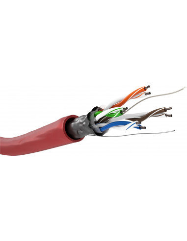 Cat 5E Kabel Sieciowy, F/Utp - Wersja Kolorystyczna Czerwony - Goobay ...
