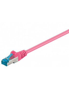 CAT 6AKabel łączący, S/FTP (PiMF), Purpurowy - Długość kabla 3 m - Goobay
