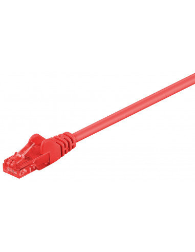 Cat 6Kabel Łączący, U/Utp, Czerwony - Długość Kabla 1.5 M - Goobay ...