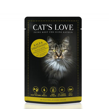 Cat'S Love Karma Dla Kotów Cielęcina I Indyk W Naturalnej Galaretce 85G - Inna marka