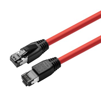 Cat8.1 S/Ftp 7,5M Czerwony Ekranowany Lszh,Awg 24 - Microconnect