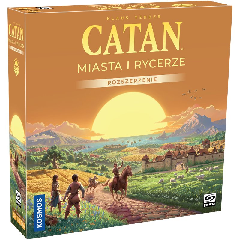 CATAN Miasta i rycerze (2025), gra planszowa, Galakta