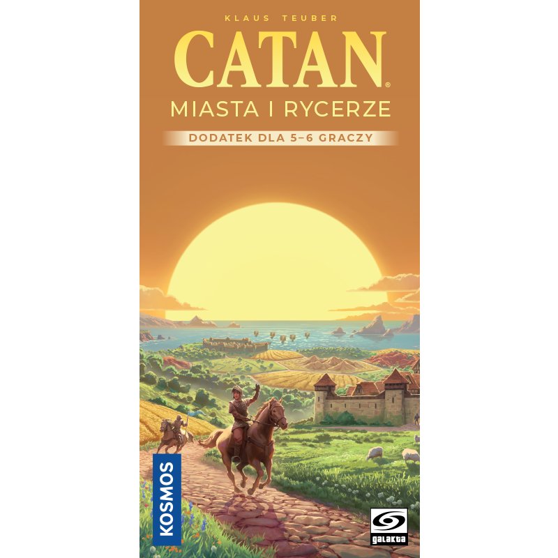 CATAN Miasta i rycerze - dodatek dla 5-6 graczy (2025), gra planszowa, Galakta
