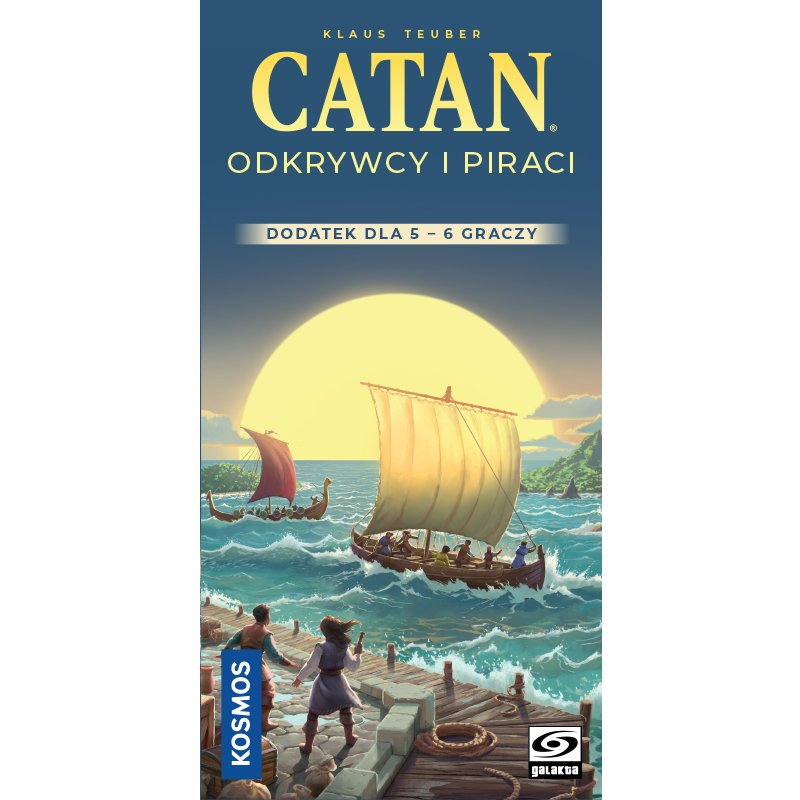 Catan: Odkrywcy i Piraci - dodatek dla 5-6 graczy (edycja 2025), gra planszowa