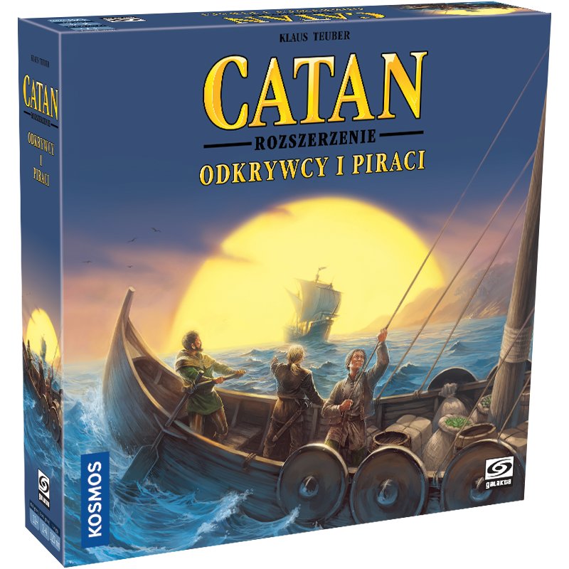 Catan: Odkrywcy i Piraci, gra planszowa, Galakta