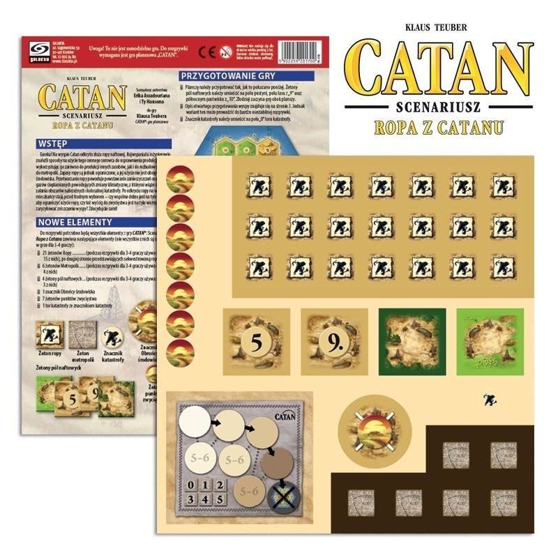 Catan: Scenariusz Ropa z Katanu, dodatek do gry, Galaktyka, podręcznik RPG, Galakta
